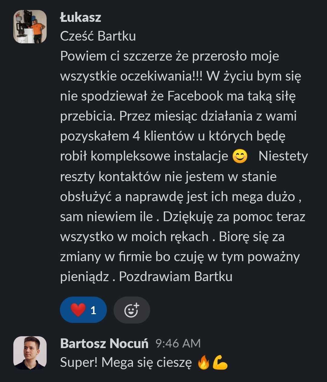 Opinia klienta